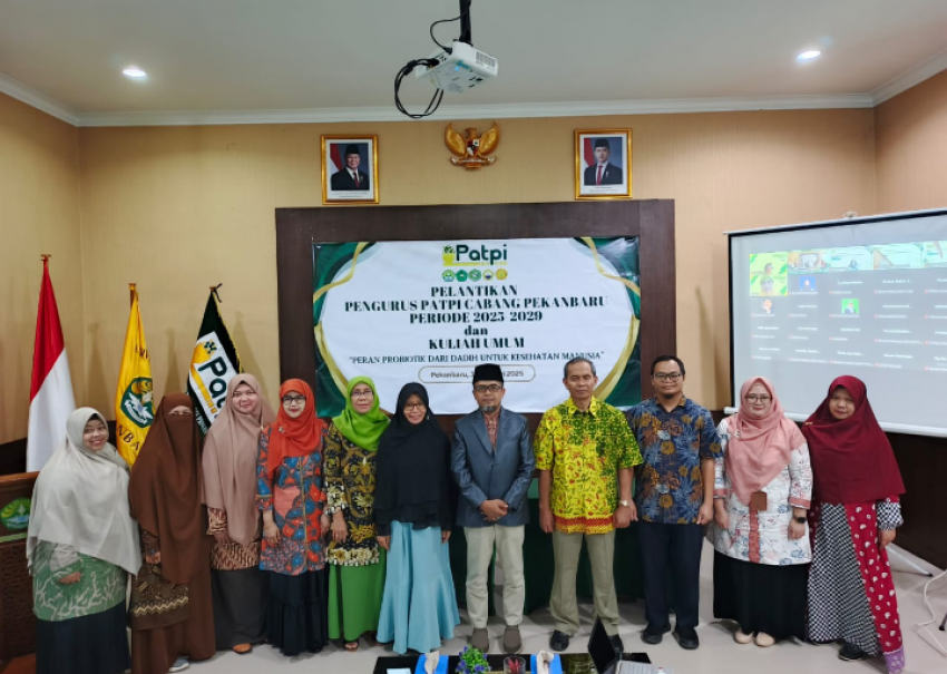 Resmi Dilantik, PATPI Cabang Pekanbaru Siap Wujudkan Inovasi Teknologi Pangan di Riau